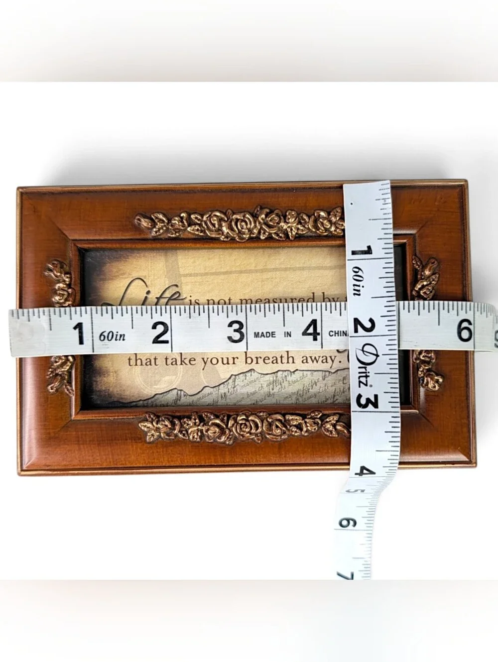 Cottage Garden Music Box Footed Jewelry Box What a Wonderful World Wood-Look